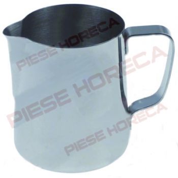 Cana inox pentru lapte, milk jug, capacitate 0,35l, diametru 79mm, inaltime 95mm, pentru cappuccino, fara capac